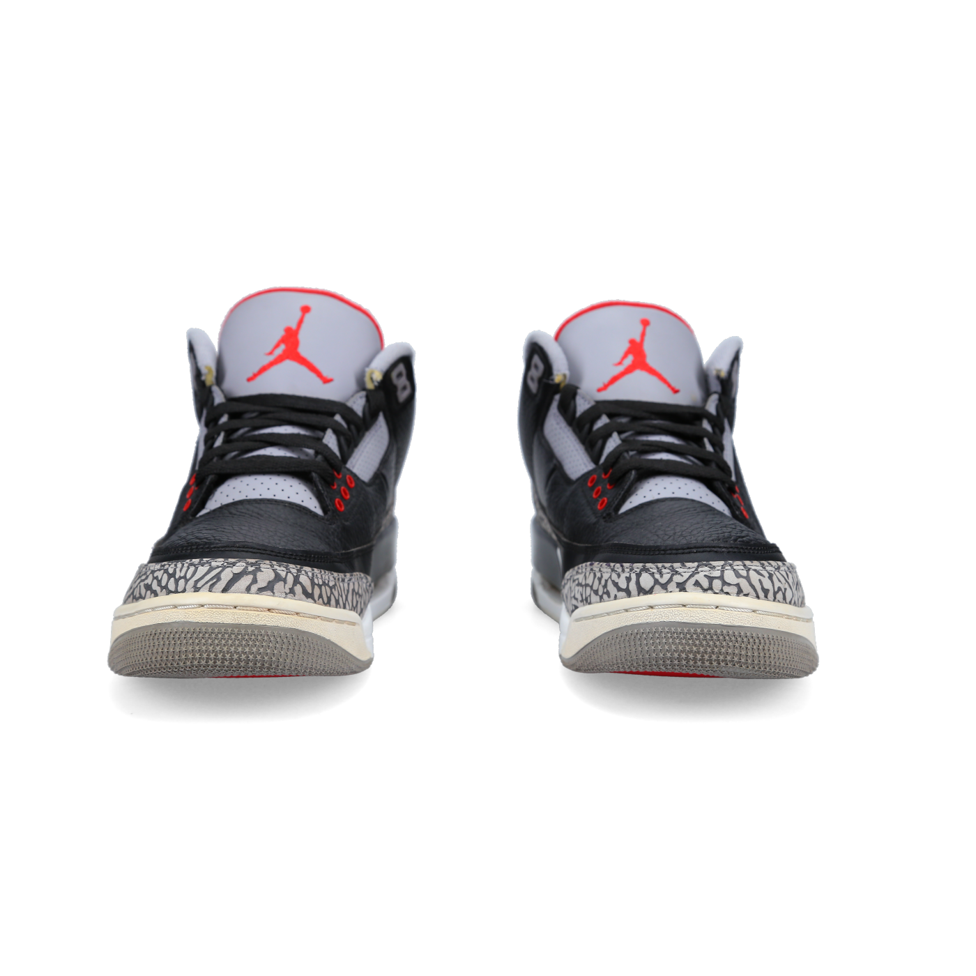 Jordan 3 Retro OG 'Black Cement' 2018 - Back View