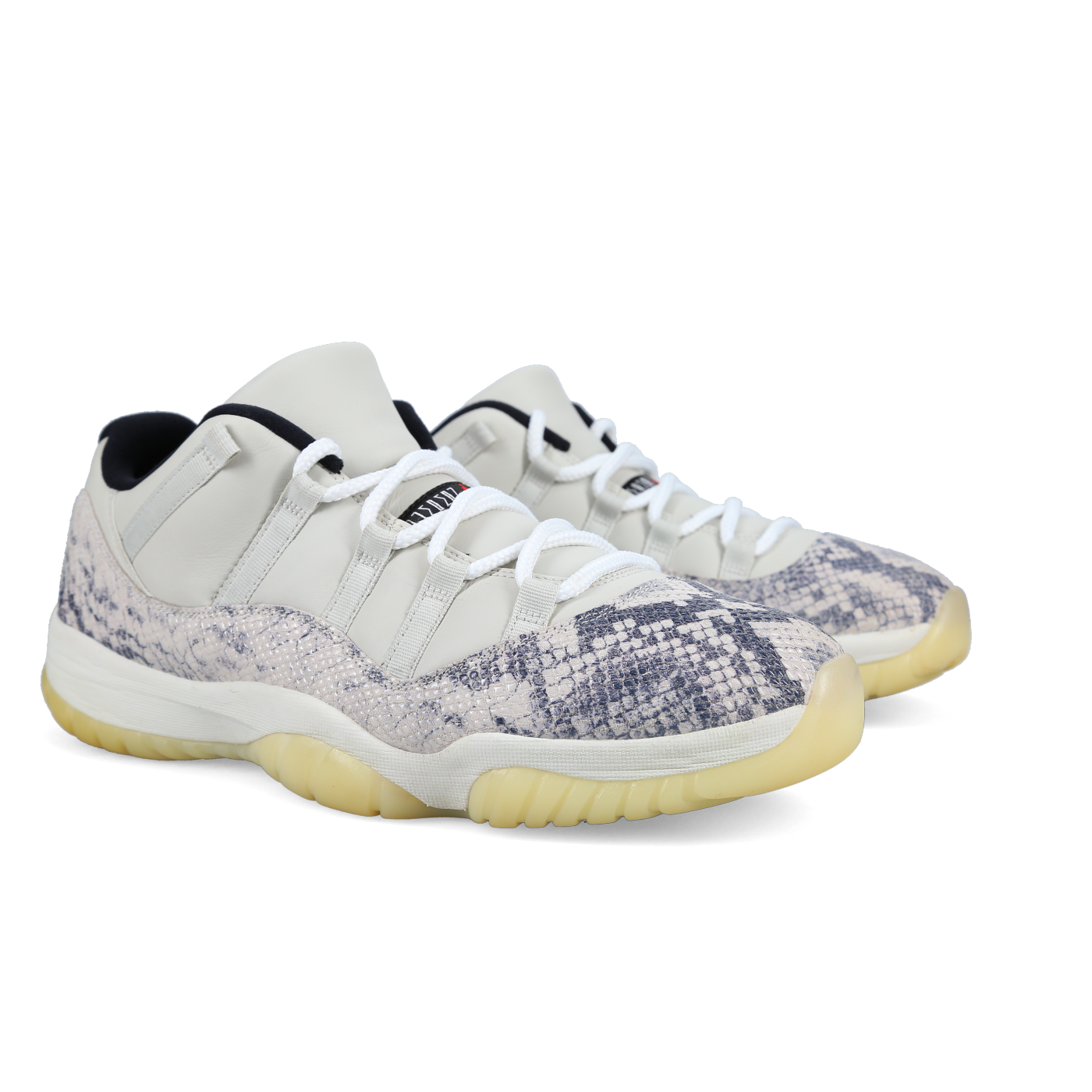 Jordan 11 Retro Low 'Light Bone Snakeskin' - Front View