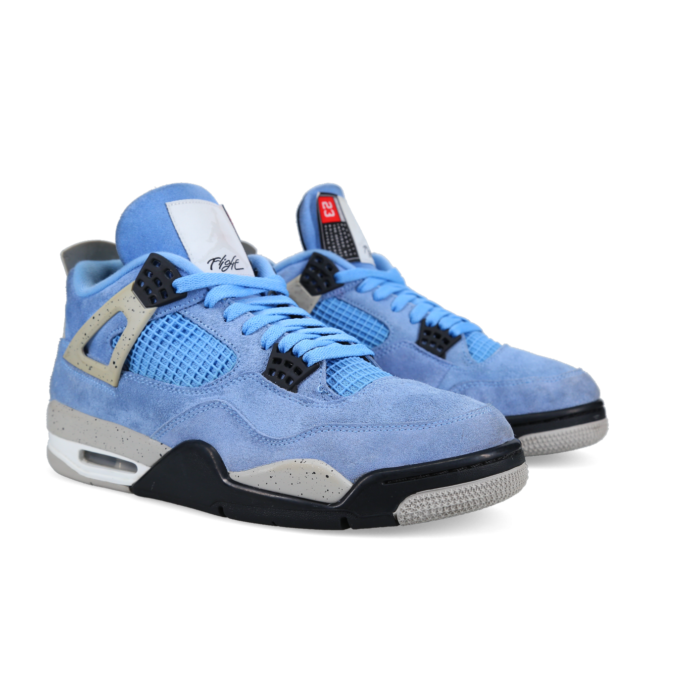 Jordan 4 Retro 'University Blue' - Front View