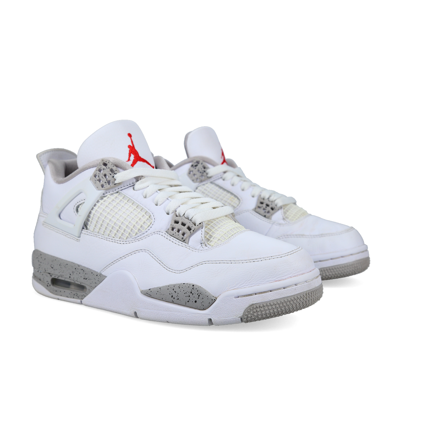 Jordan 4 Retro 'White Oreo' - Front View