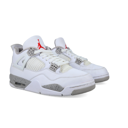 Jordan 4 Retro 'White Oreo' - Front View