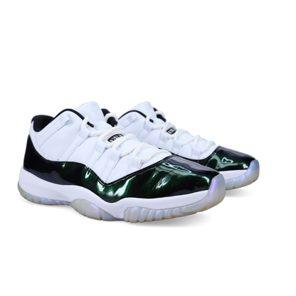 Jordan 11 Retro Low 'Emerald' - Front View