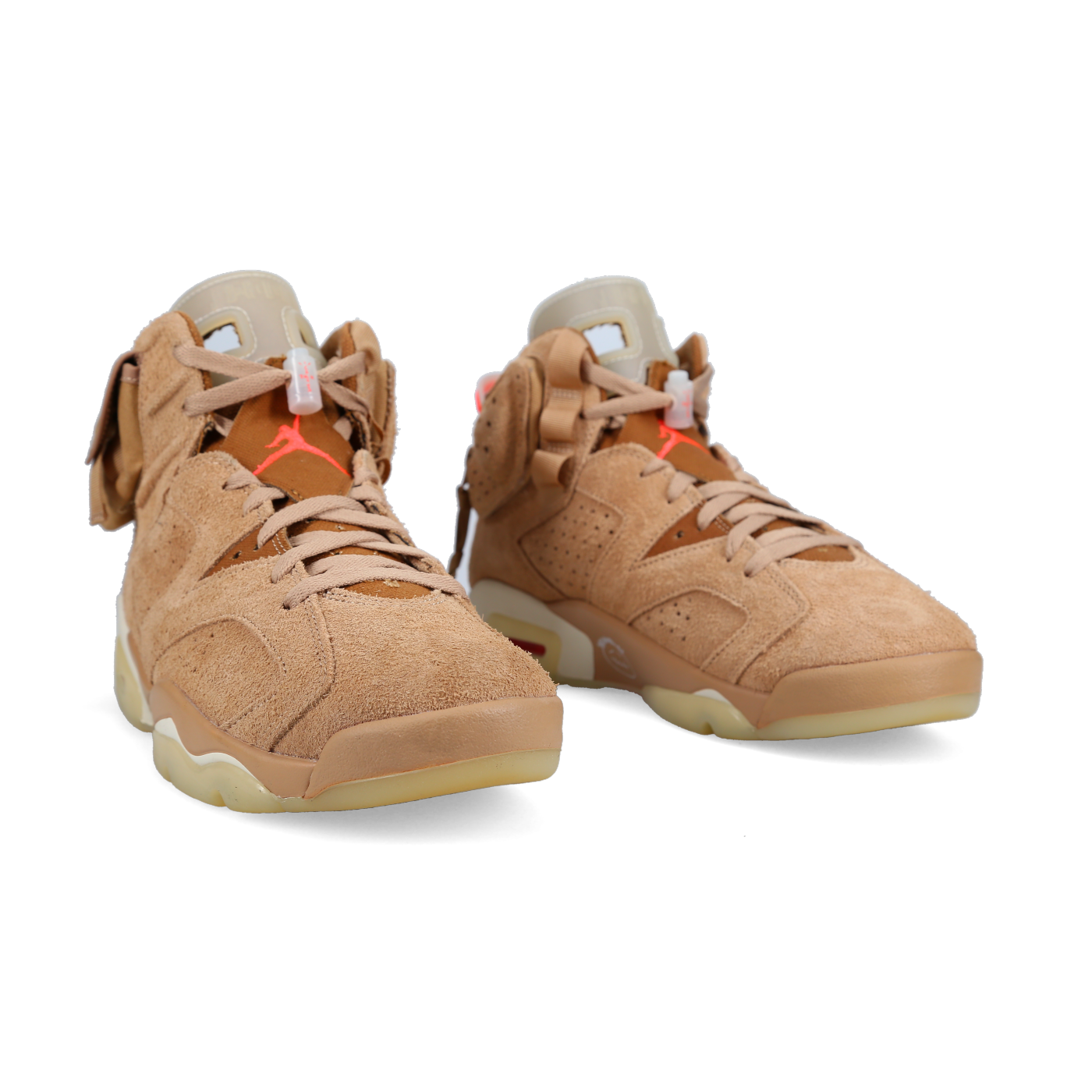 Travis Scott X Jordan 6 Retro 'British Khaki' - Side View