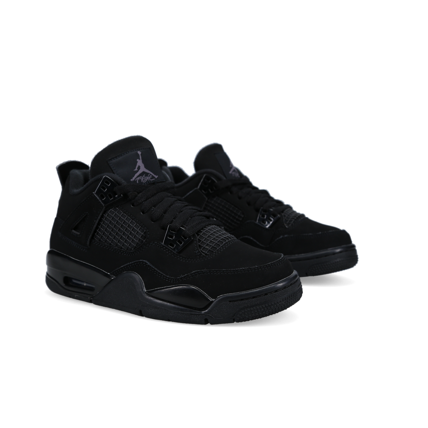 Jordan 4 Retro 'Black Cat' 2020 (GS) - Front View