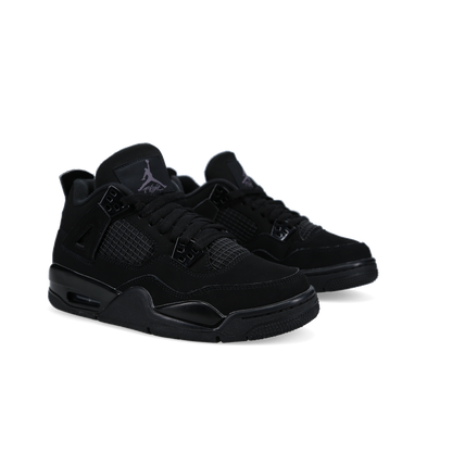 Jordan 4 Retro 'Black Cat' 2020 (GS) - Front View