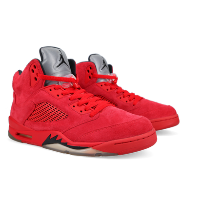 Jordan 5 Retro 'Red Suede' - Front View