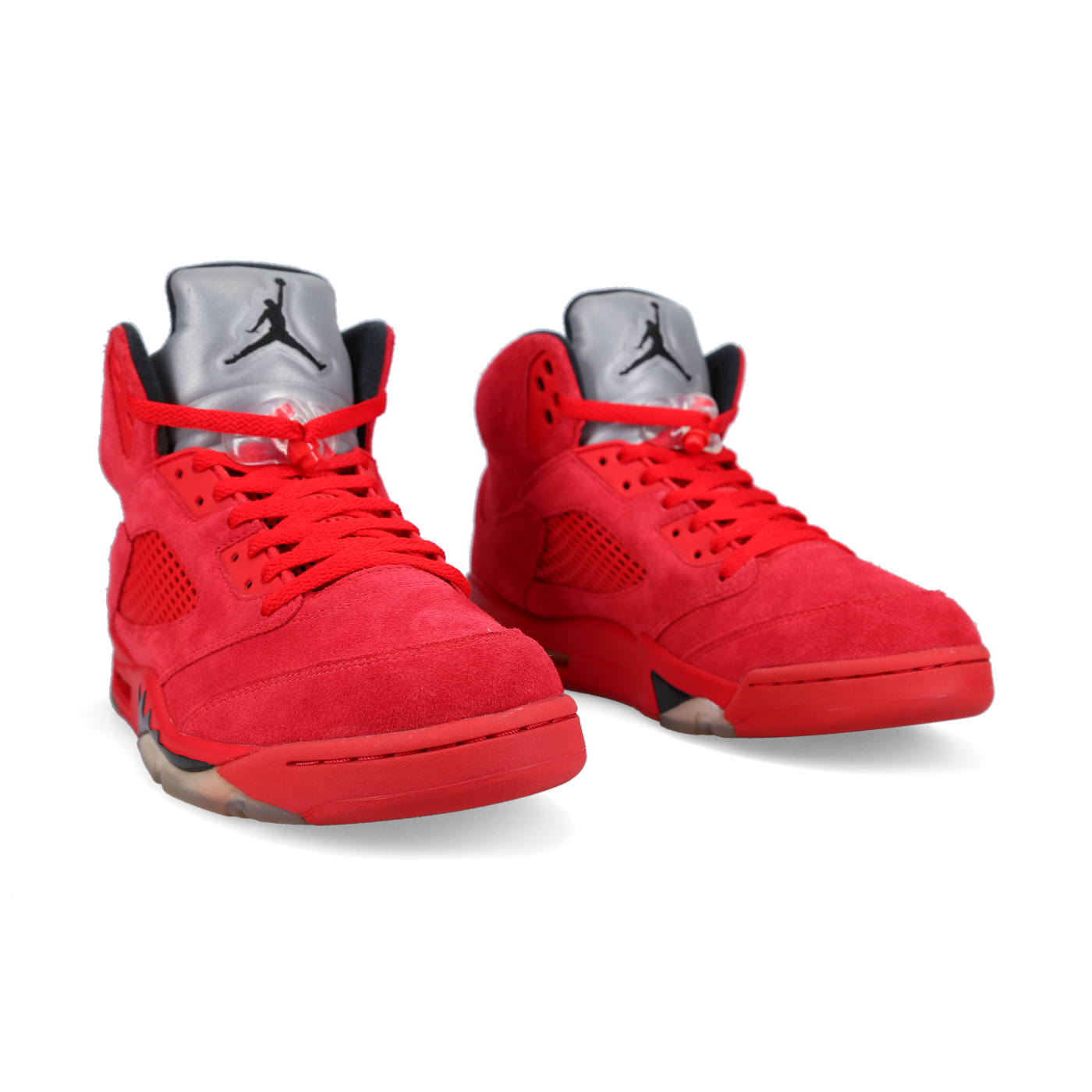 Jordan 5 Retro 'Red Suede' - Side View