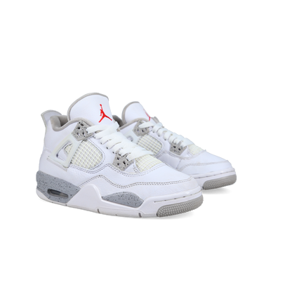 Jordan 4 Retro 'White Oreo' (GS) - Front View