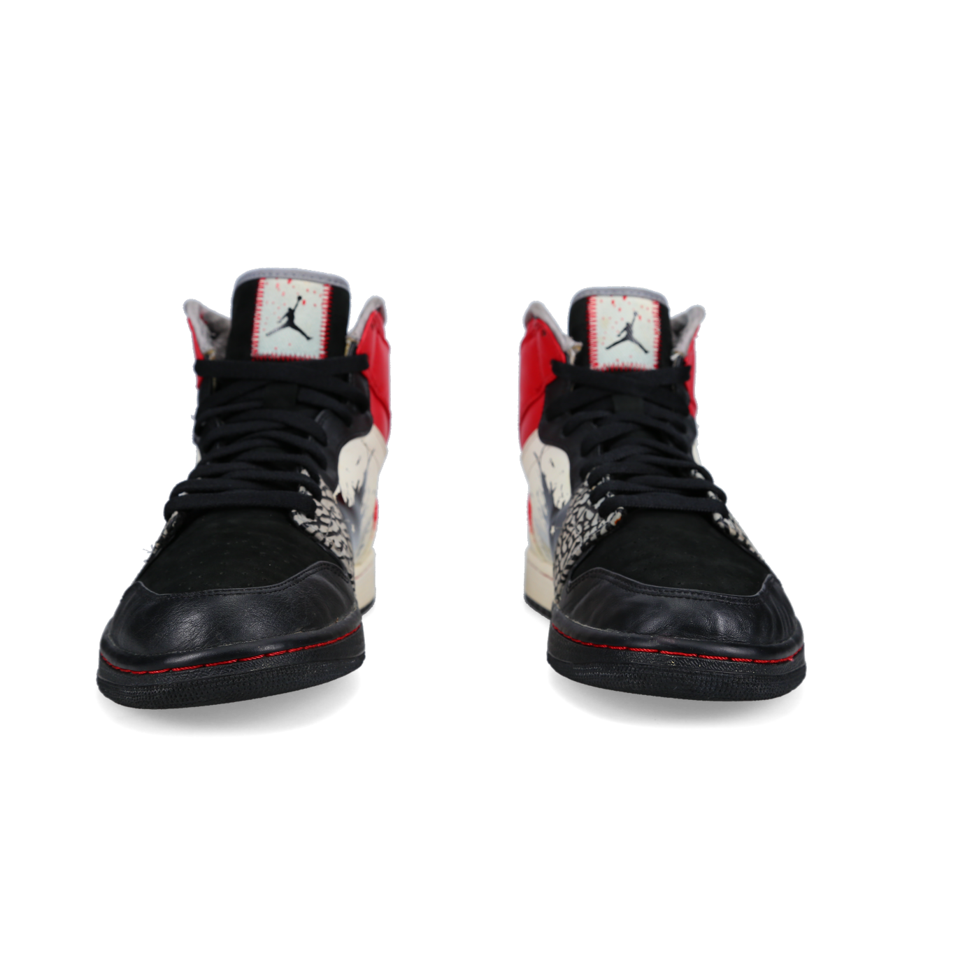 Dave White X Jordan 1 Retro High 'Wings Of The Future' - Back View