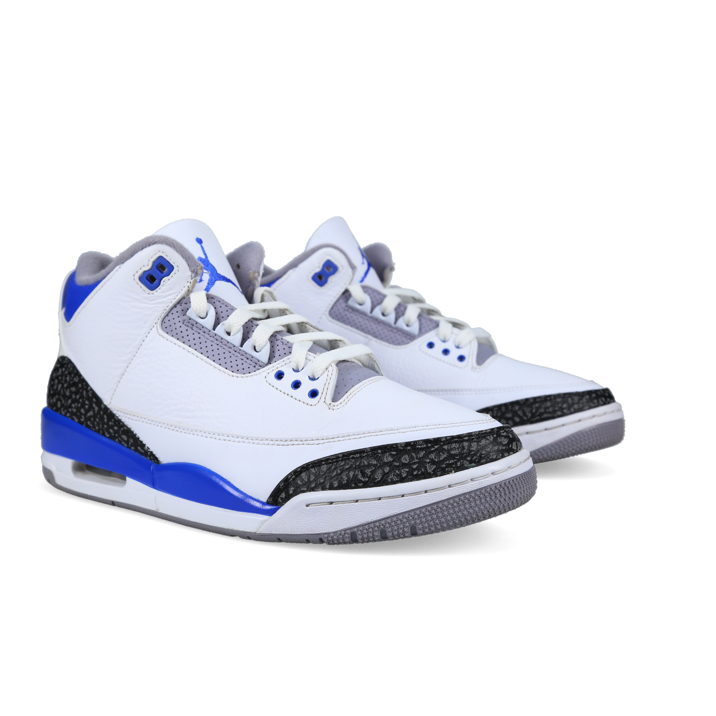 Jordan 3 Retro 'Racer Blue' - Front View