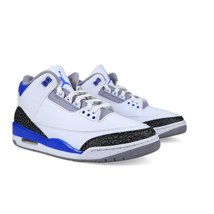 Jordan 3 Retro 'Racer Blue' - Front View