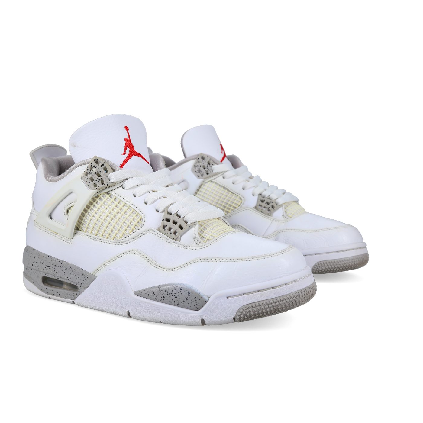 Jordan 4 Retro 'White Oreo' - Front View