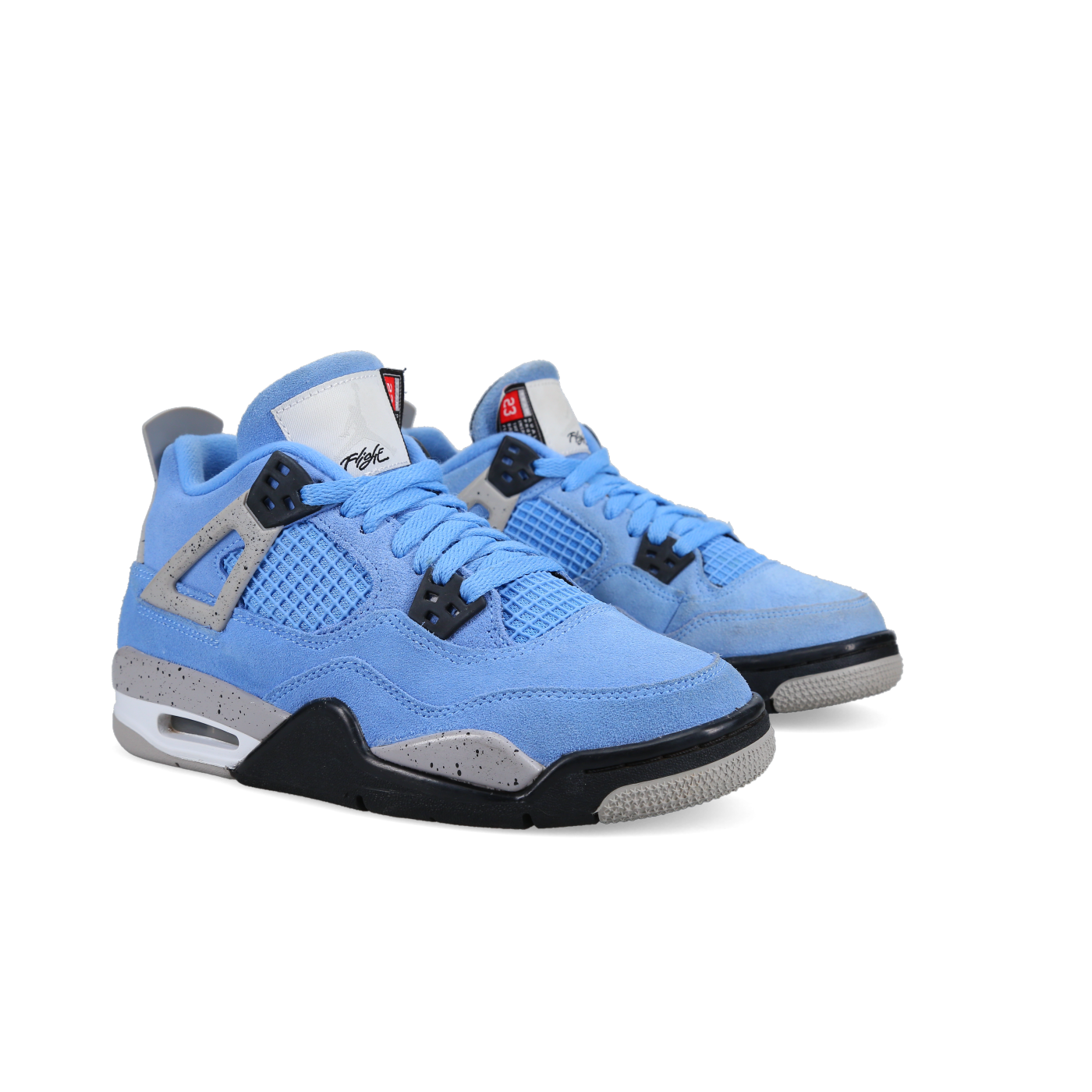 Jordan 4 Retro 'University Blue' (GS) - Front View