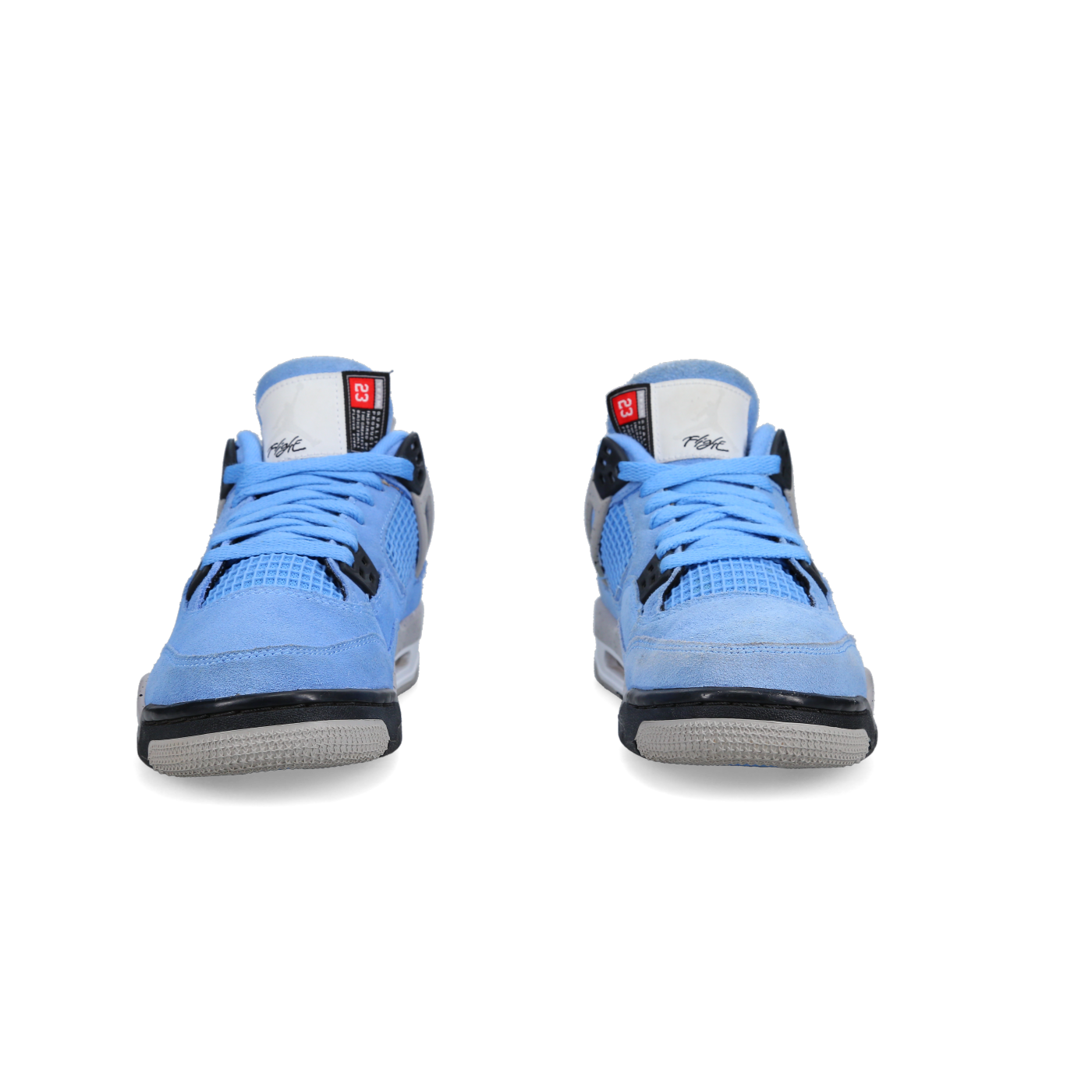 Jordan 4 Retro 'University Blue' (GS) - Back View