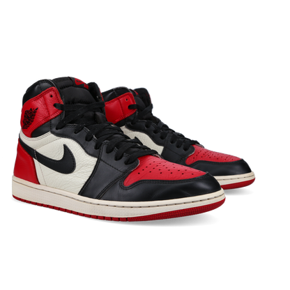 Jordan 1 Retro High OG 'Bred Toe' - Front View