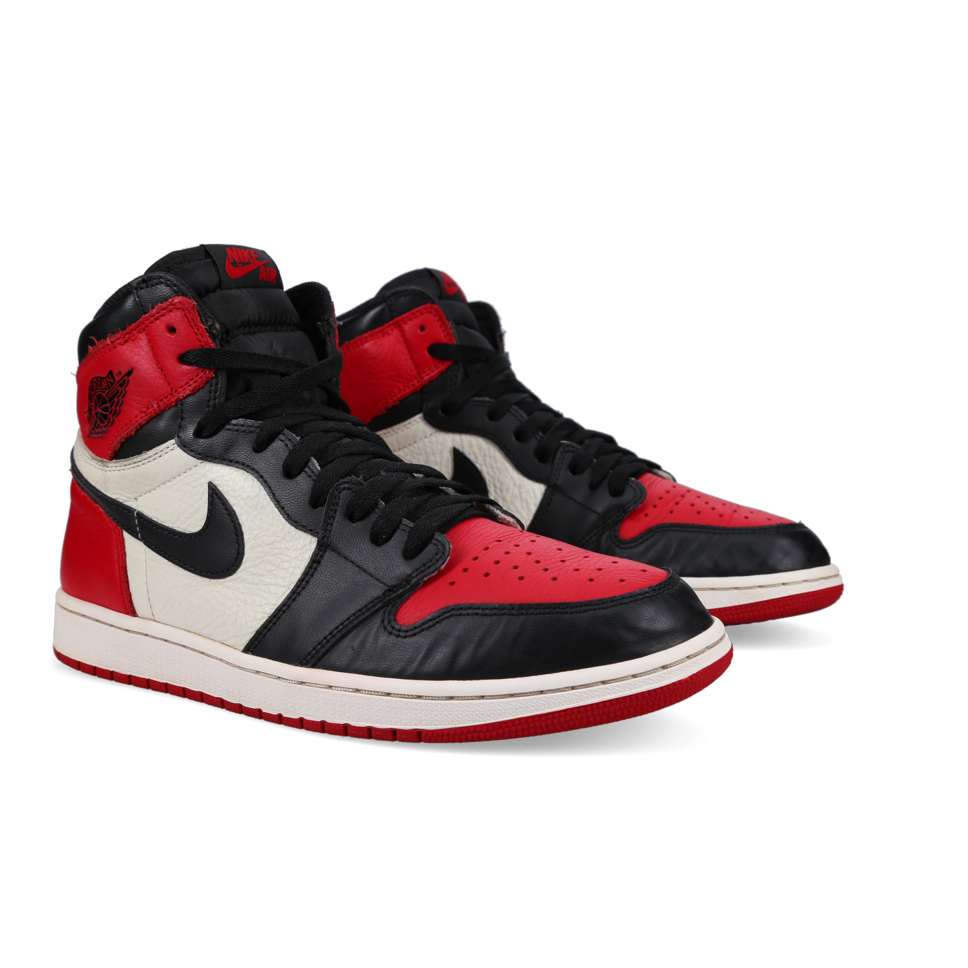 Jordan 1 Retro High OG 'Bred Toe' - Front View