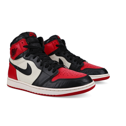 Jordan 1 Retro High OG 'Bred Toe' - Front View