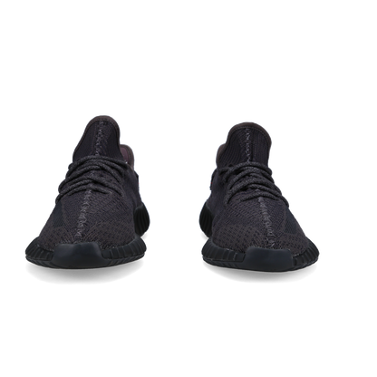 Adidas Yeezy Boost 350 V2 'Black Non Reflective' - Back View