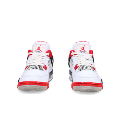 Jordan 4 Retro 'Fire Red' (2020) (GS) - Back View