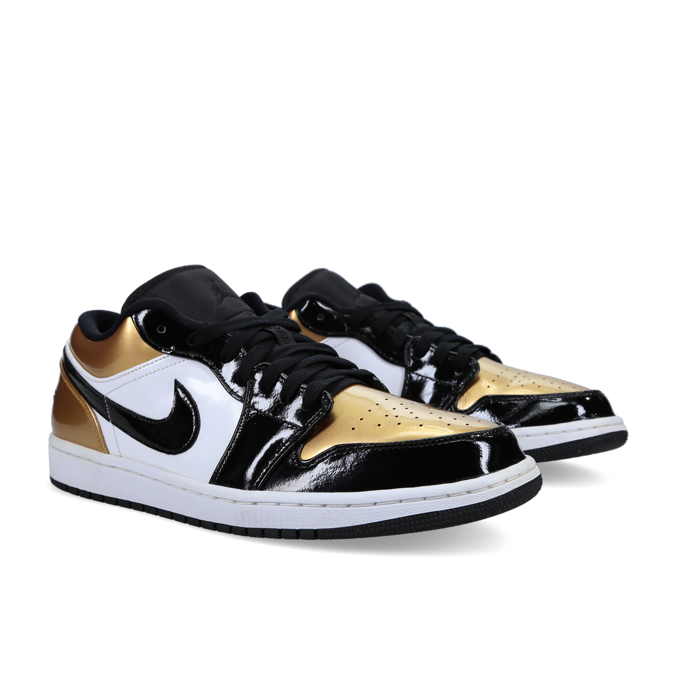 Jordan 1 Low 'Gold Toe' - Front View