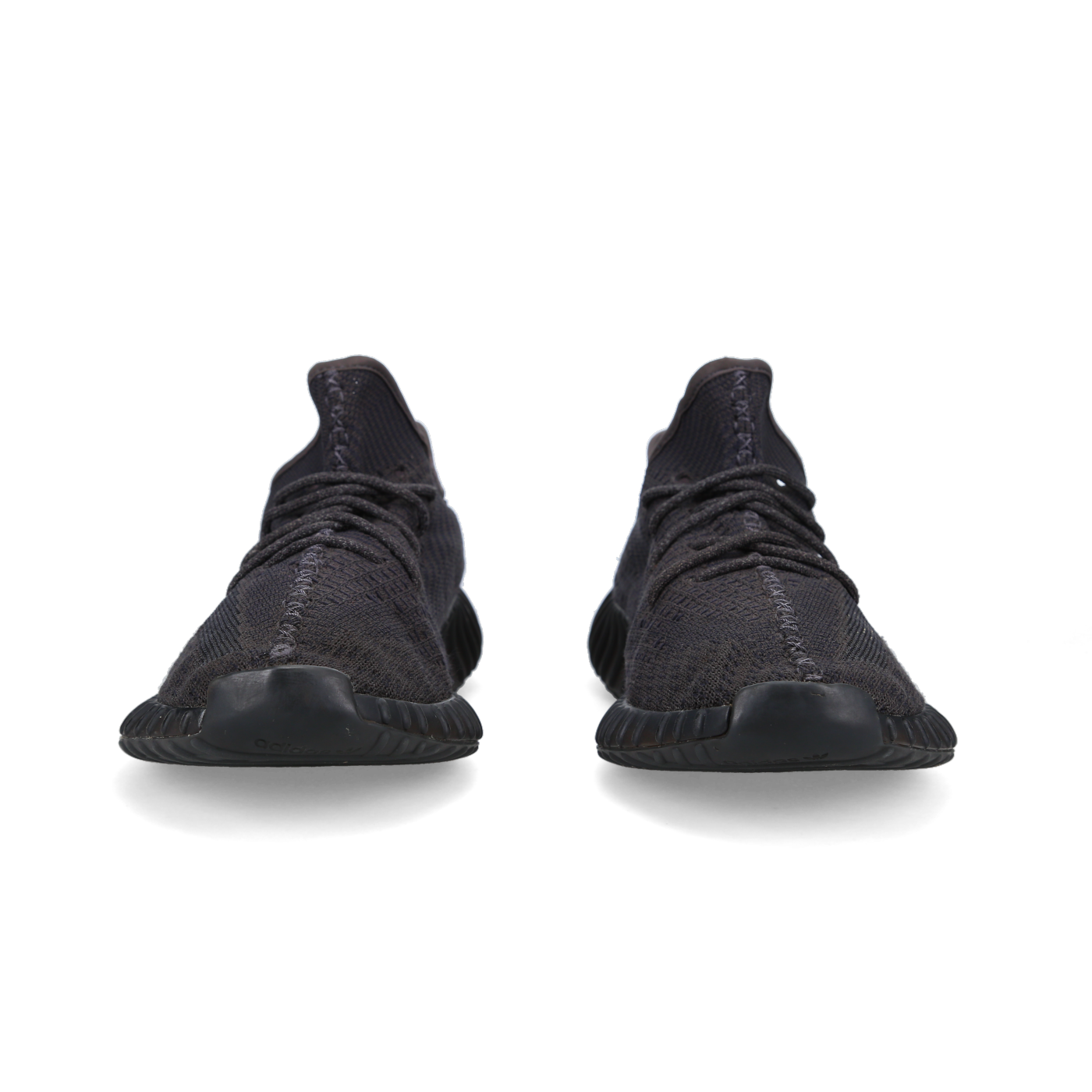 Adidas Yeezy Boost 350 V2 'Black Non Reflective' - Back View