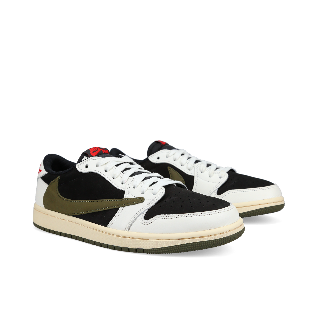 Travis Scott X Jordan 1 Retro Low OG SP 'Olive'(W) - Front View