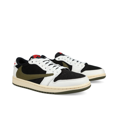 Travis Scott X Jordan 1 Retro Low OG SP 'Olive'(W) - Front View