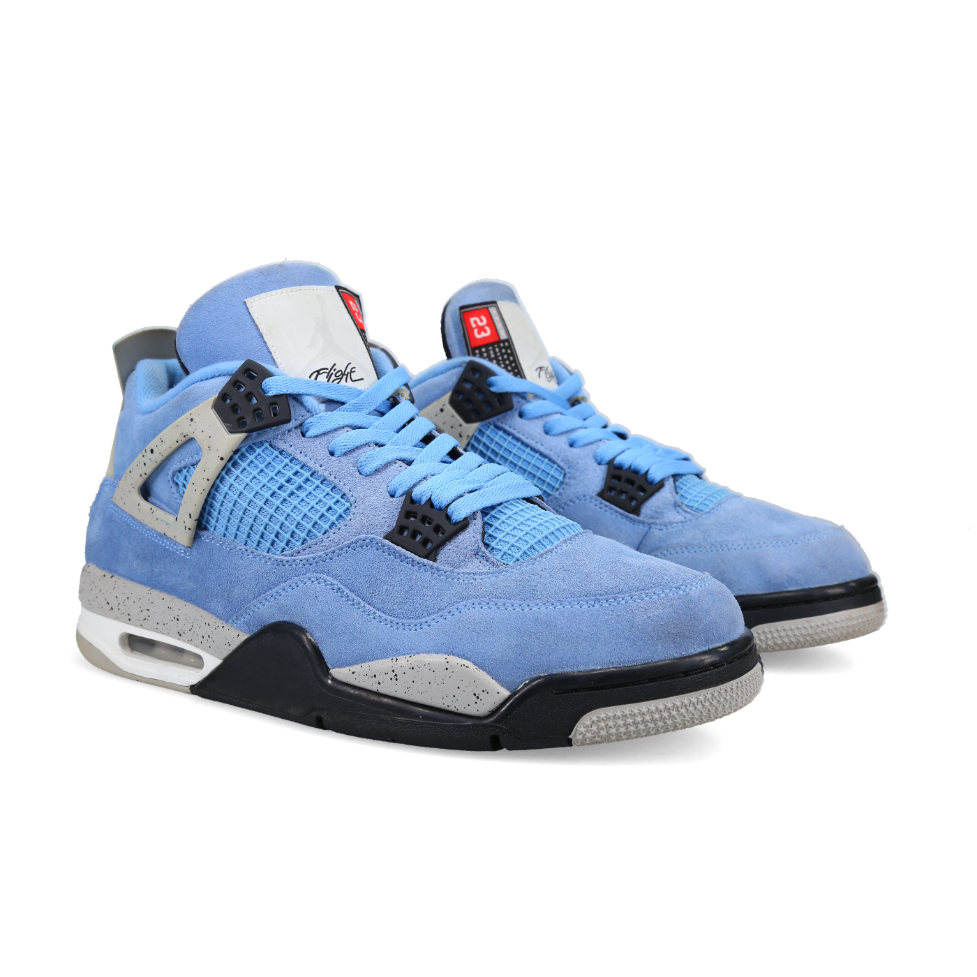 Jordan 4 Retro 'University Blue' - Front View