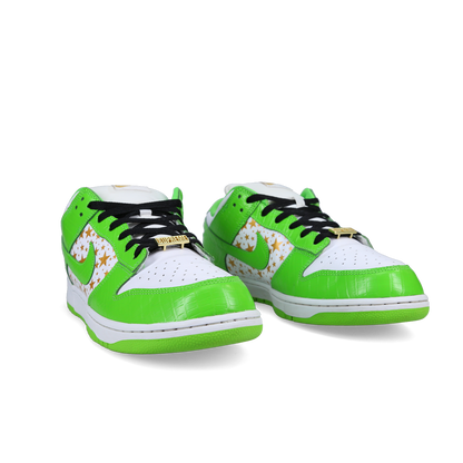 Supreme X Nike SB Dunk Low QS 'Mean Green' - Side View