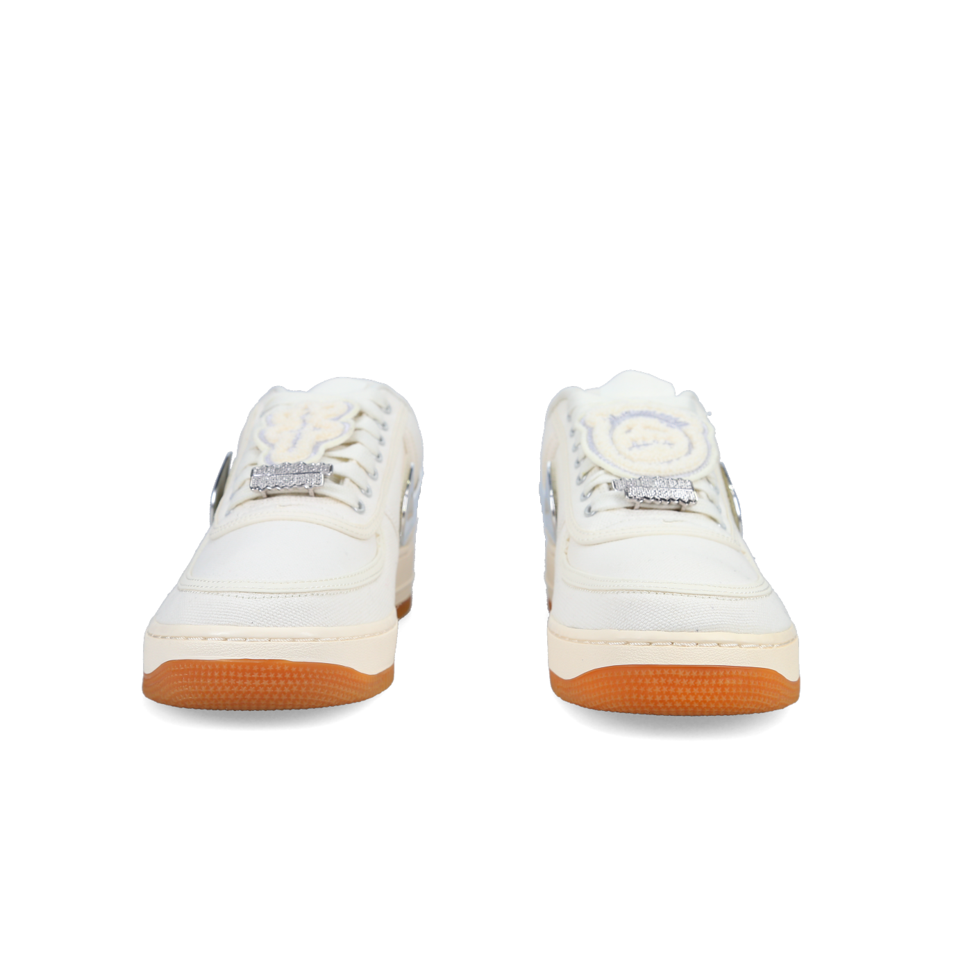 Travis Scott X Nike Air Force 1 Low 'Sail' - Back View