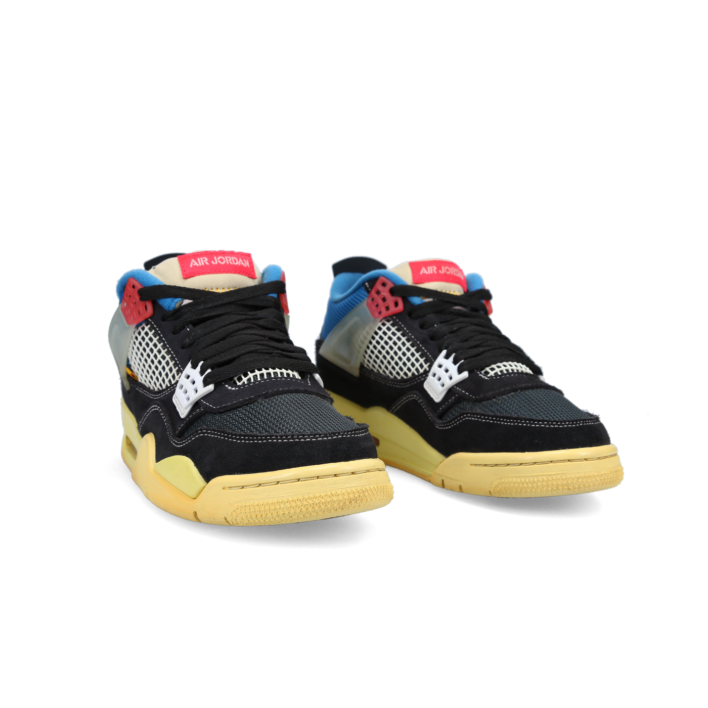 Union LA X Jordan 4 Retro 'Off Noir' - Side View