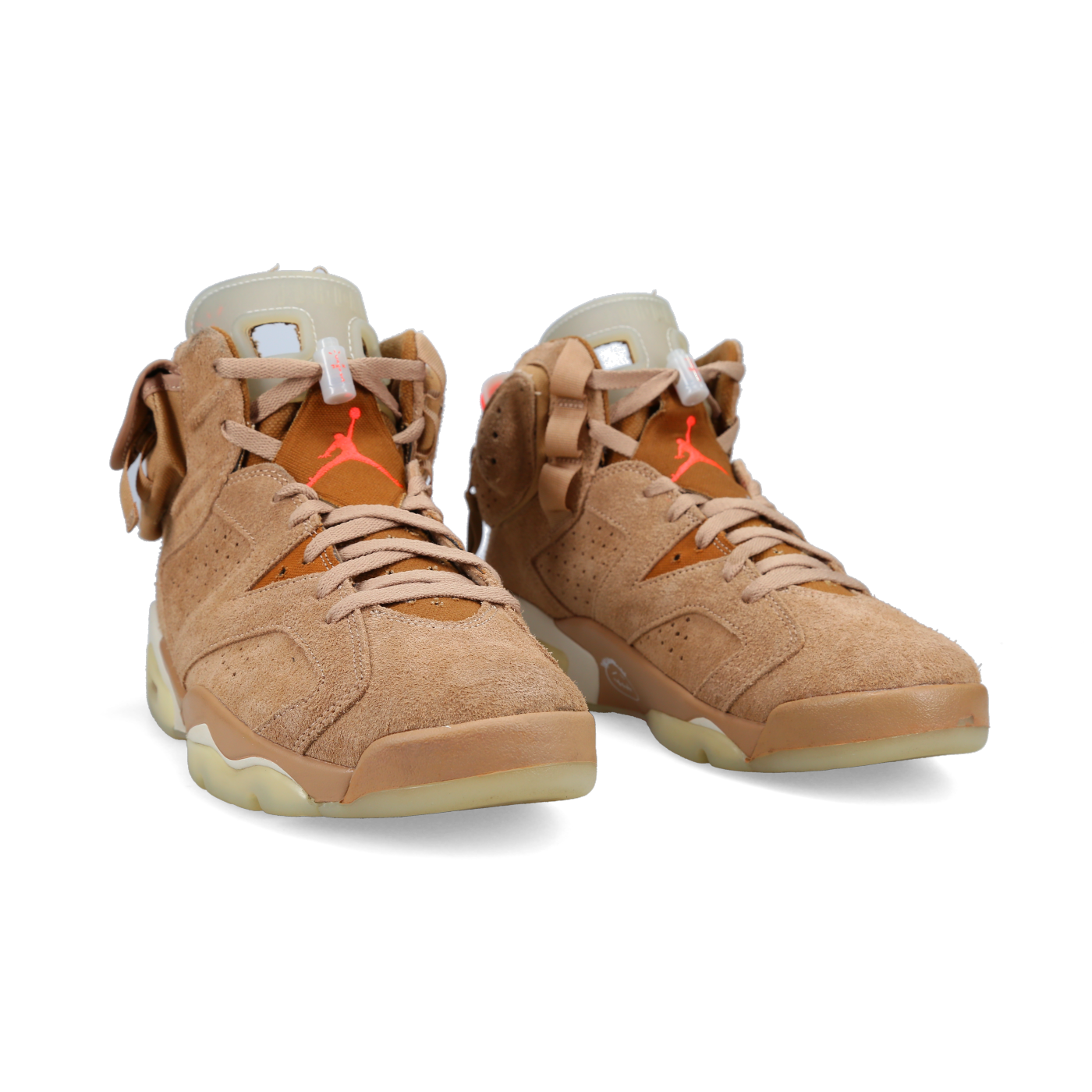 Travis Scott X Jordan 6 Retro 'British Khaki' - Side View