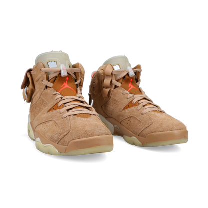 Travis Scott X Jordan 6 Retro 'British Khaki' - Side View