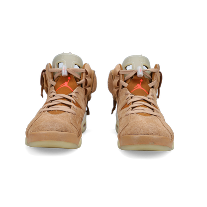 Travis Scott X Jordan 6 Retro 'British Khaki' - Back View