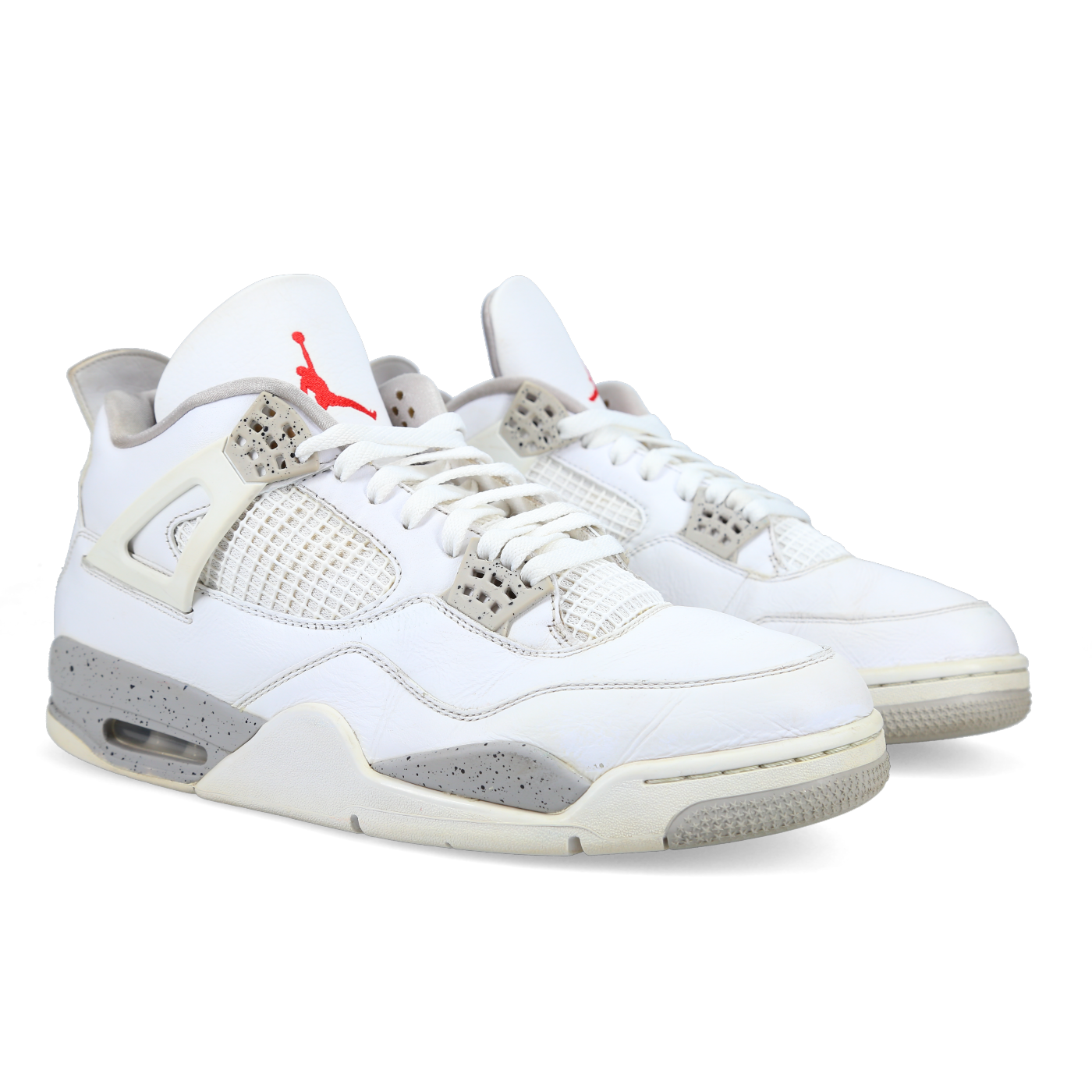 Jordan 4 Retro 'White Oreo' - Front View