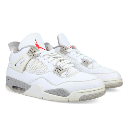 Jordan 4 Retro 'White Oreo' - Front View