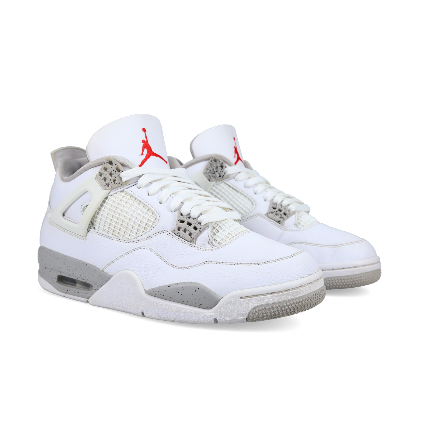 Jordan 4 Retro 'White Oreo' - Front View