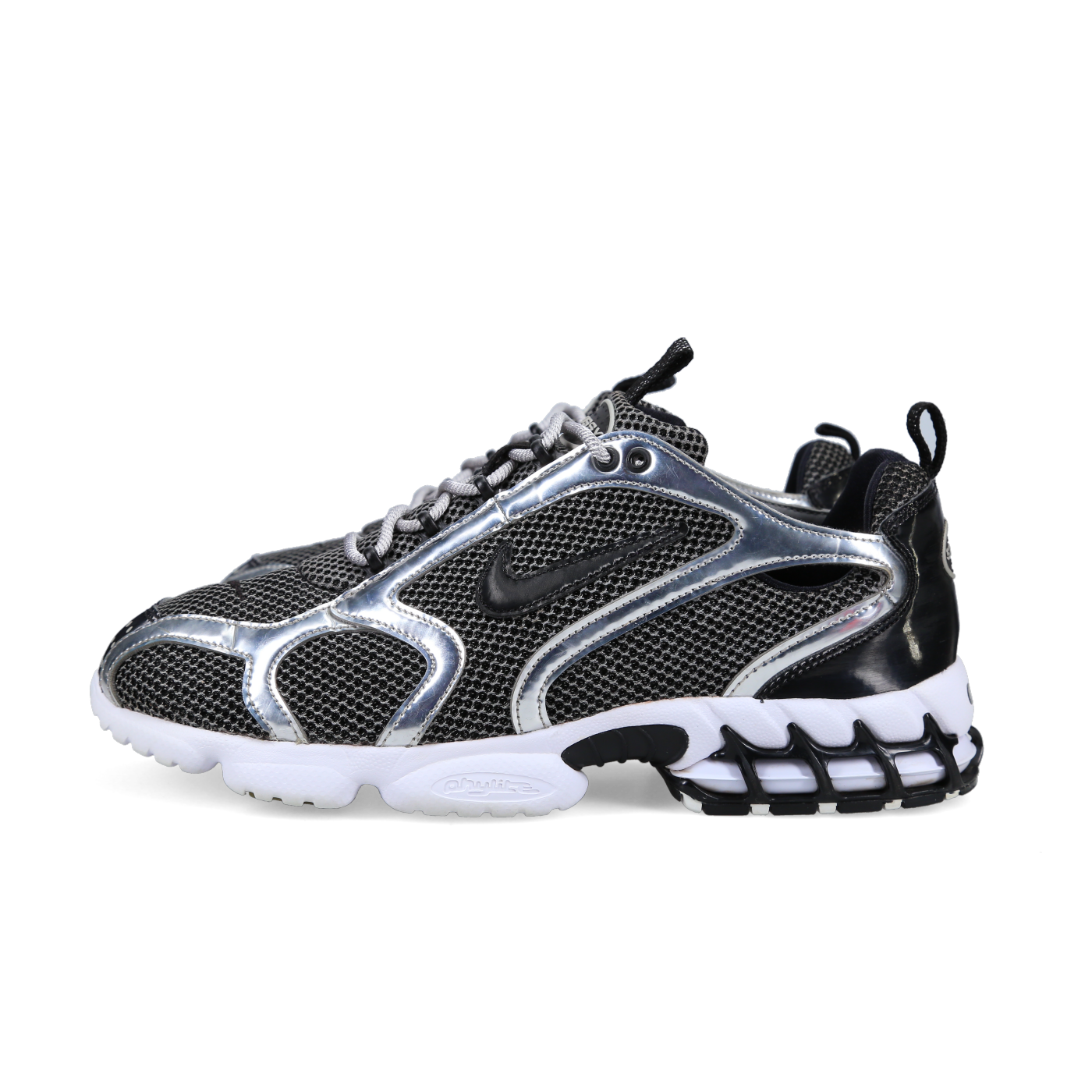 Stussy X Nike Air Zoom Spiridon Caged 2 'Pure Platinum'