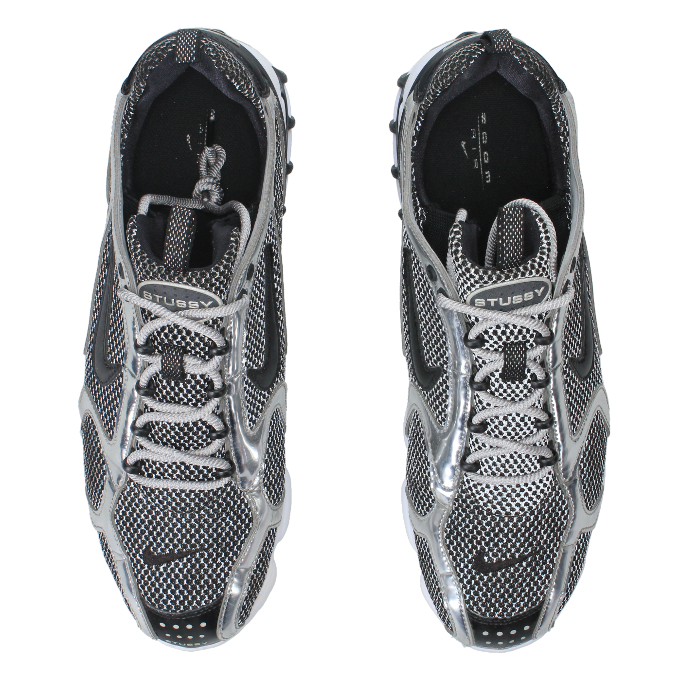 Stussy X Nike Air Zoom Spiridon Caged 2 'Pure Platinum'