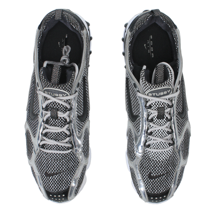 Stussy X Nike Air Zoom Spiridon Caged 2 'Pure Platinum'