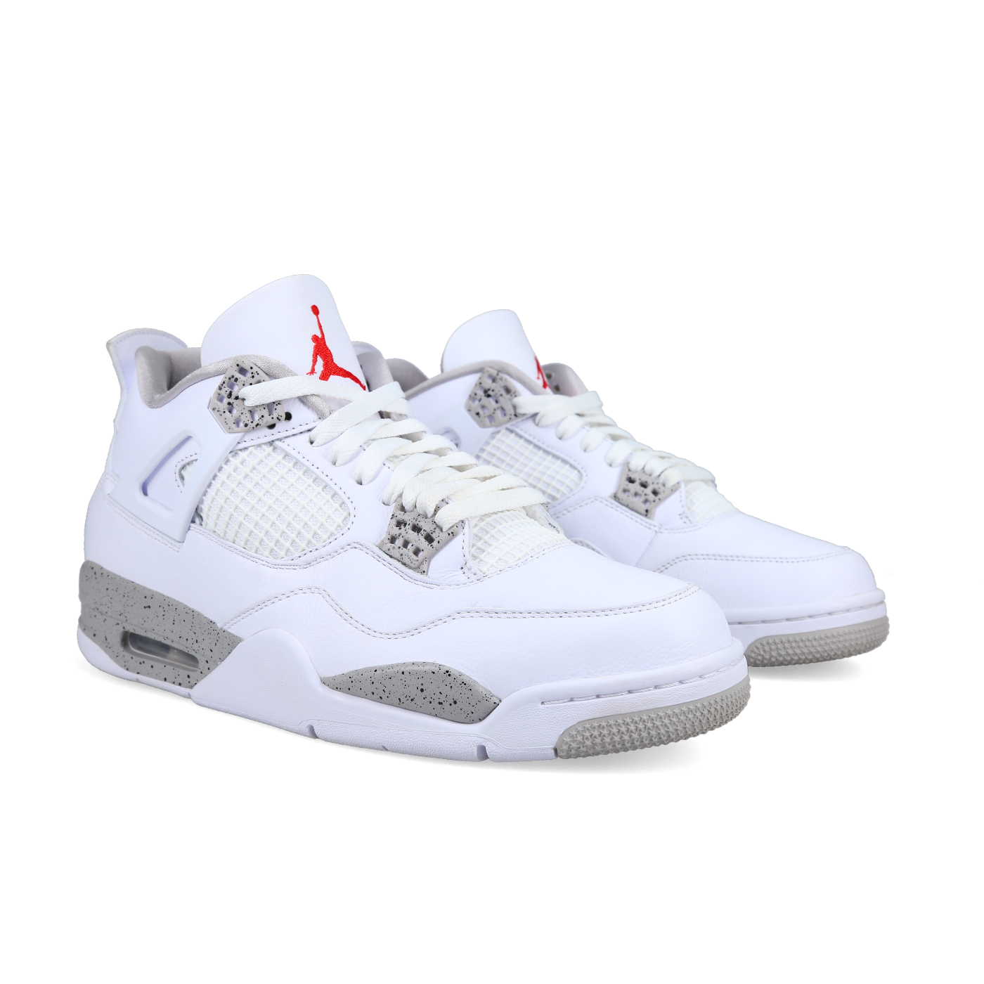 Jordan 4 Retro 'White Oreo' - Front View