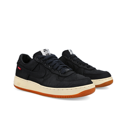 Supreme X Air Force 1 Low Premium 08 NRG 'Black' - Front View