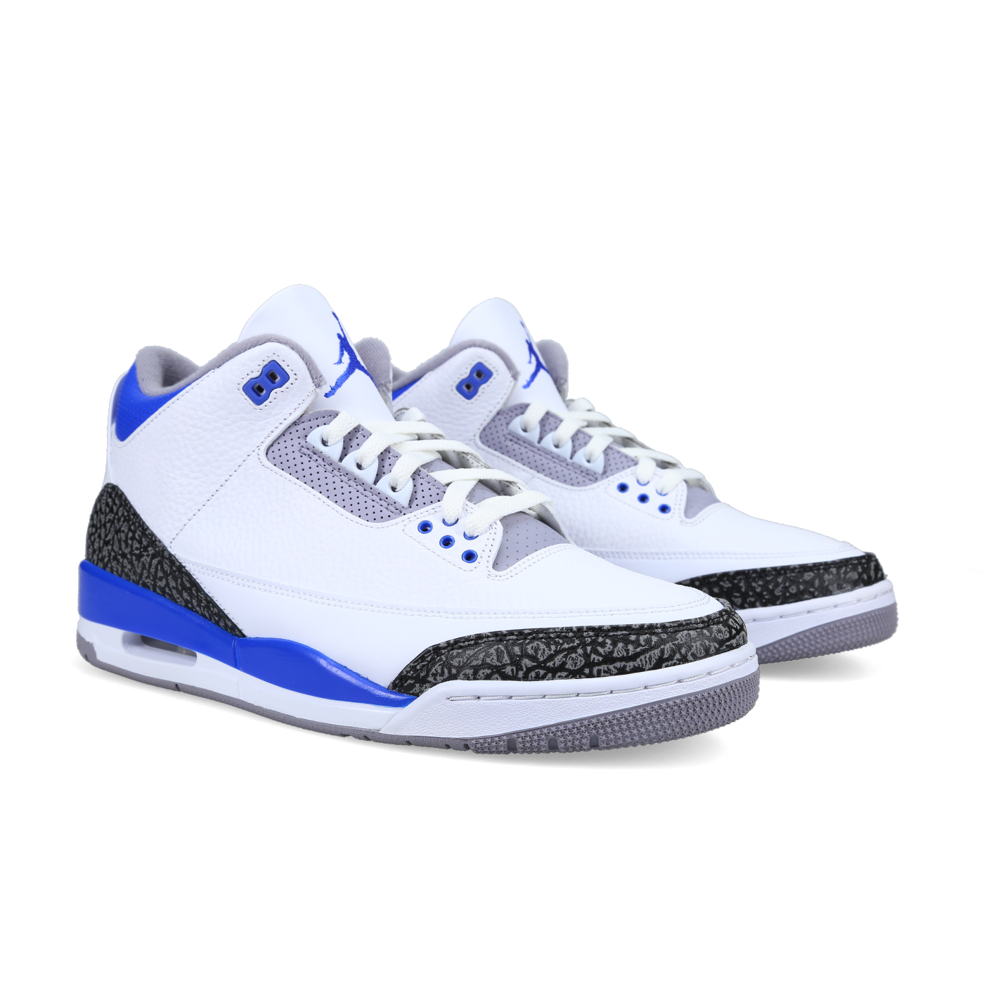 Jordan 3 Retro 'Racer Blue' - Front View