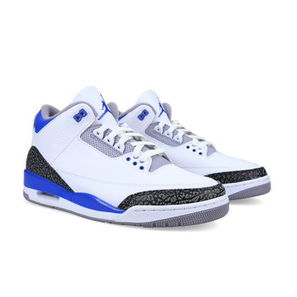 Jordan 3 Retro 'Racer Blue' - Front View