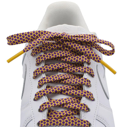 Flat Standard Shoe Laces - Multicolor - Colored Tips