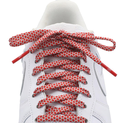 Flat Standard Shoe Laces - Multicolor - Colored Tips
